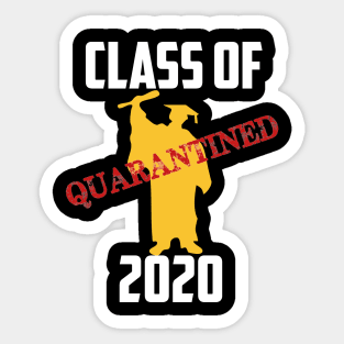 class of 2020 quarantined graduation senior Sticker